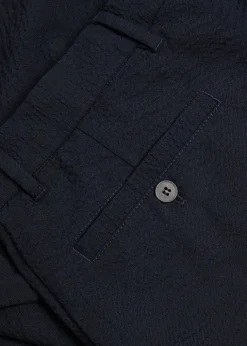 Tapered stretch-wool trousers