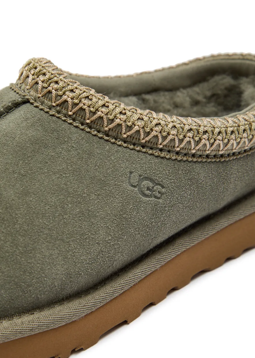 Tasman suede flatform slippers