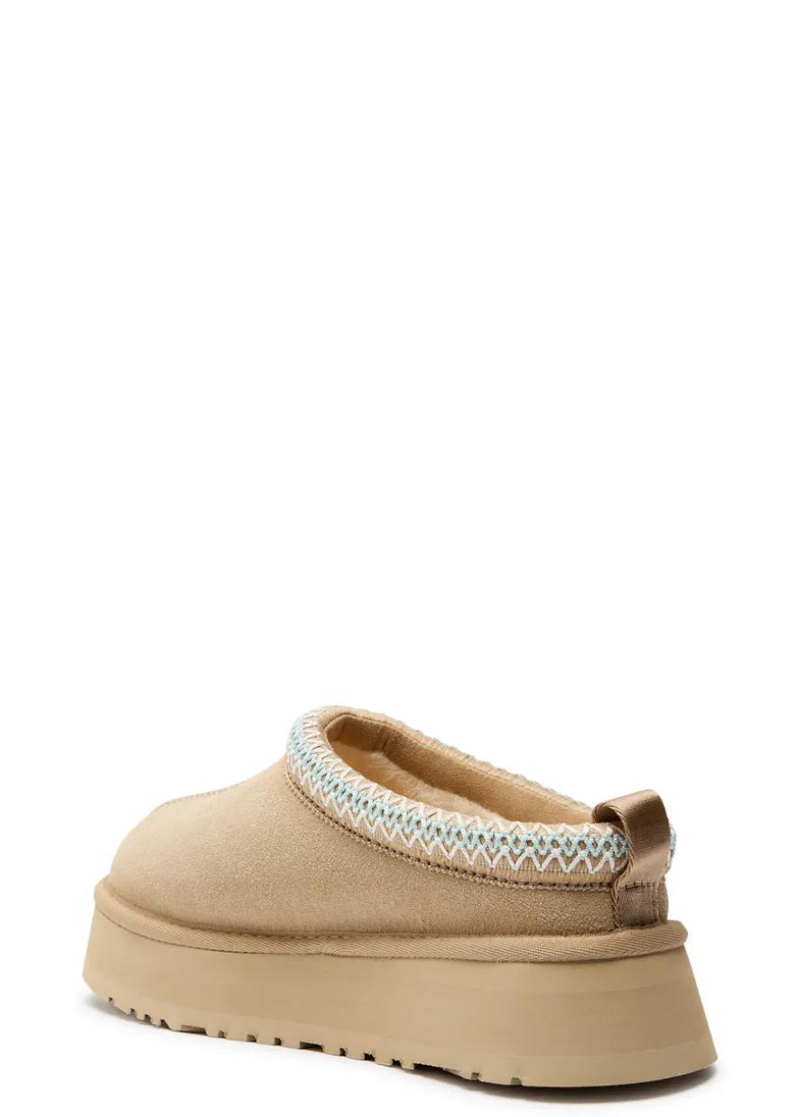Tazz II suede platform mules