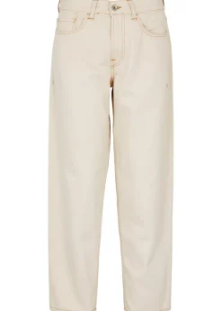Tearaway straight-leg jeans