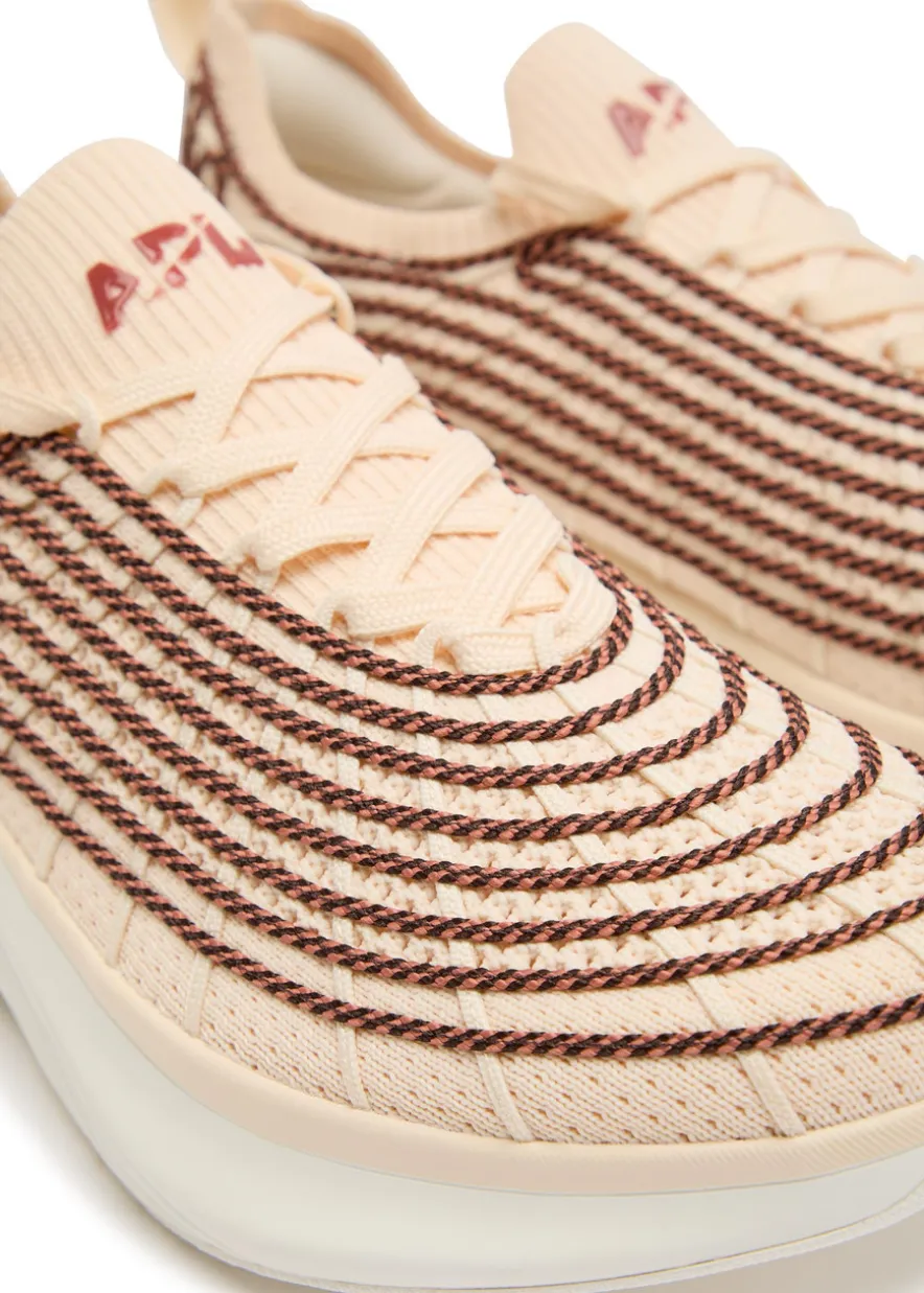 TechLoom Zipline embroidered knit sneakers