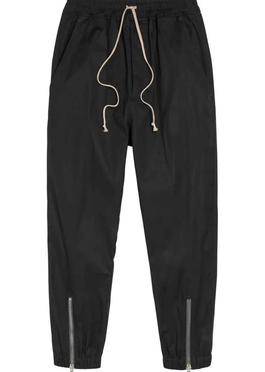 Tecuatl stretch-cotton trousers