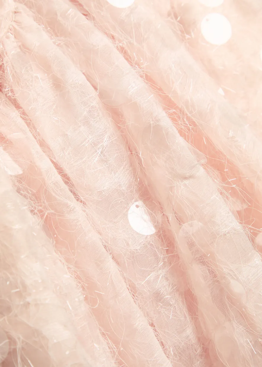 Teese embellished voile mini dress