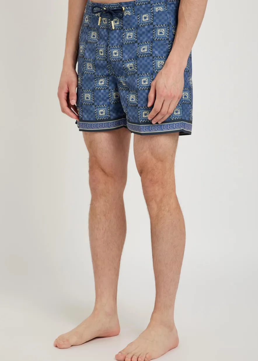 Telha printed shell swim shorts