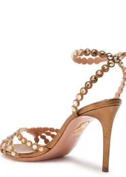 Tequila 85 embellished metallic leather sandals