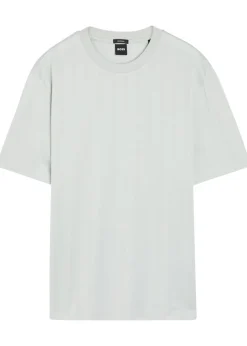 Textured-knit cotton T-shirt