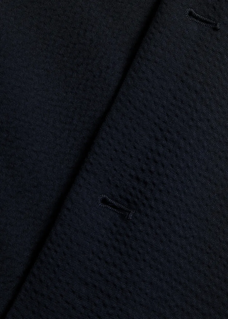 Textured stretch-wool jacket
