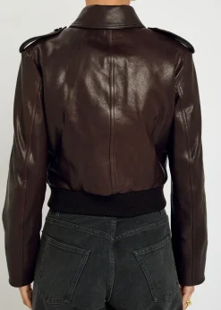 The Aviator quilted leather jacket