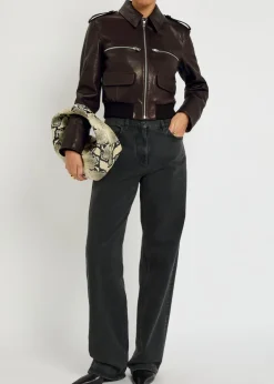 The Aviator quilted leather jacket