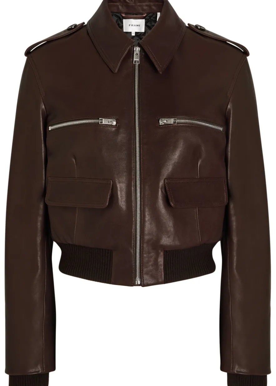 The Aviator quilted leather jacket