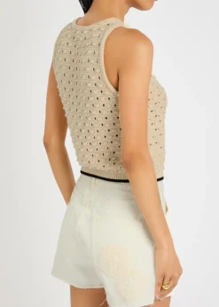 The Bauble open-knit tank