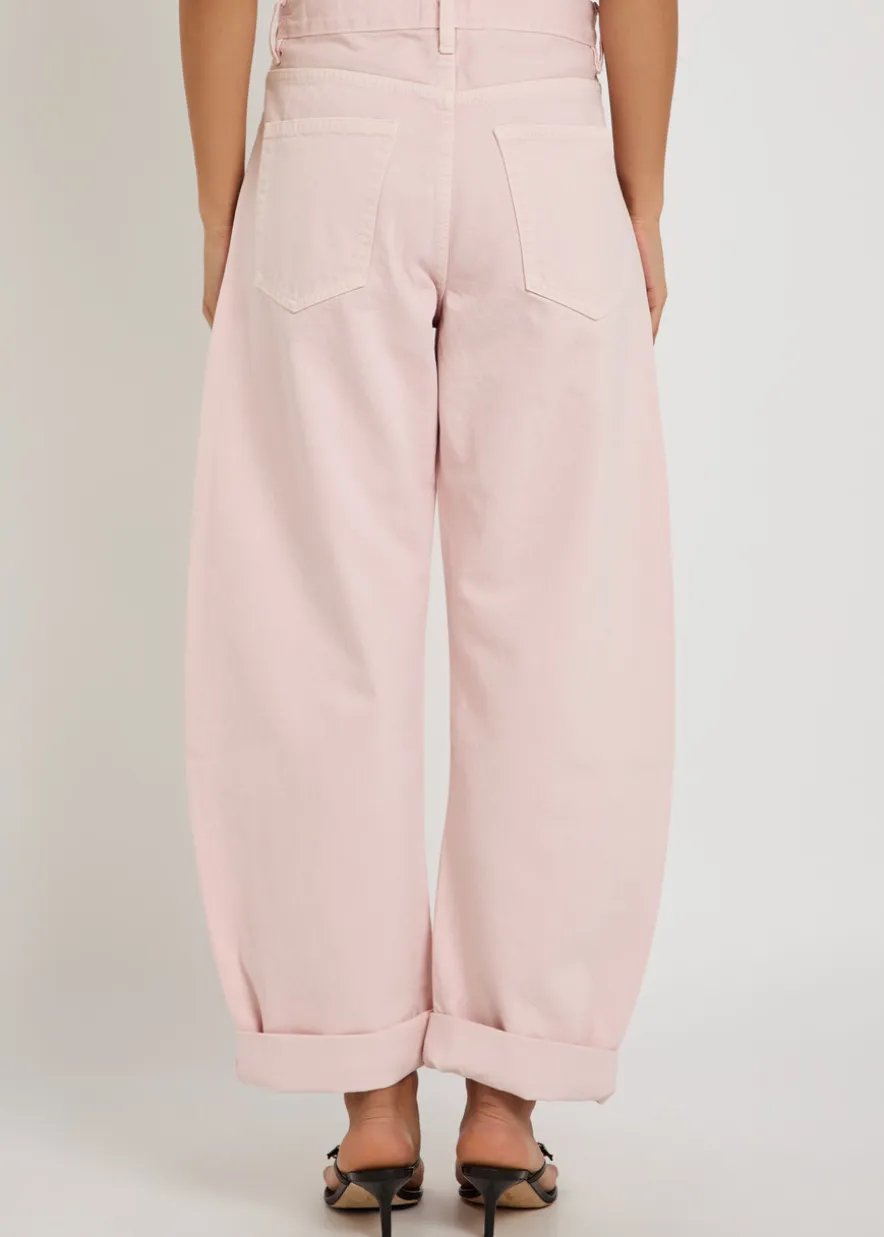 The Bubble barrel-leg jeans