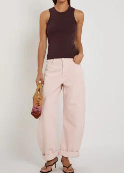 The Bubble barrel-leg jeans