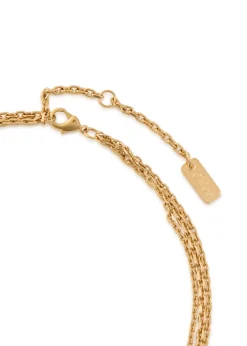The Chloé Mini Paddington layered charm necklace