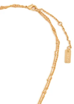 The Chloé Mirror shell pendant necklace