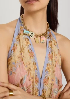 The Chloé Postcards charm necklace