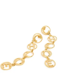 The Chloé Script drop earrings