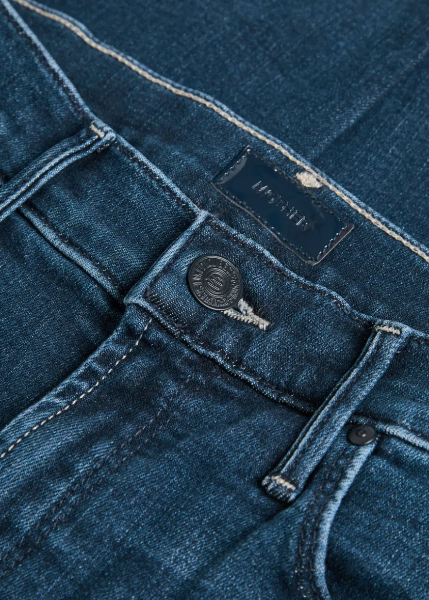 The Dazzler Ankle Fray slim straight-leg jeans
