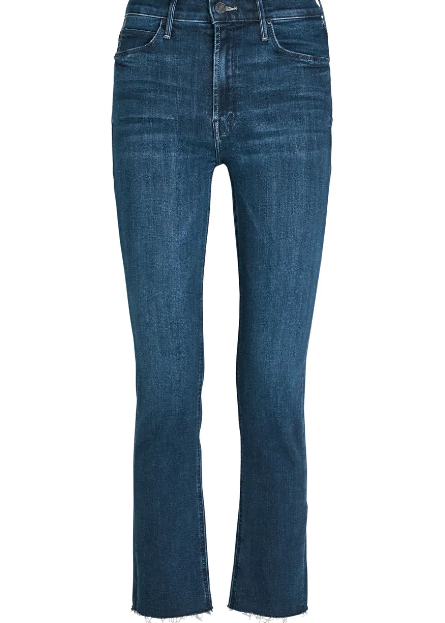 The Dazzler Ankle Fray slim straight-leg jeans