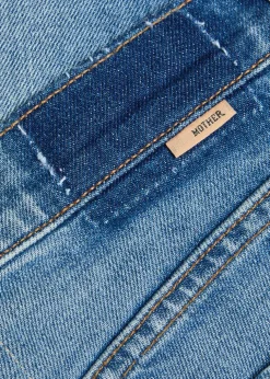 The Doozy Fray flared-leg stretch-denim jeans