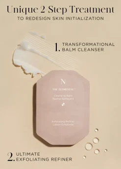 The Elemental Cleansing Balm and Exfoliating Refiner