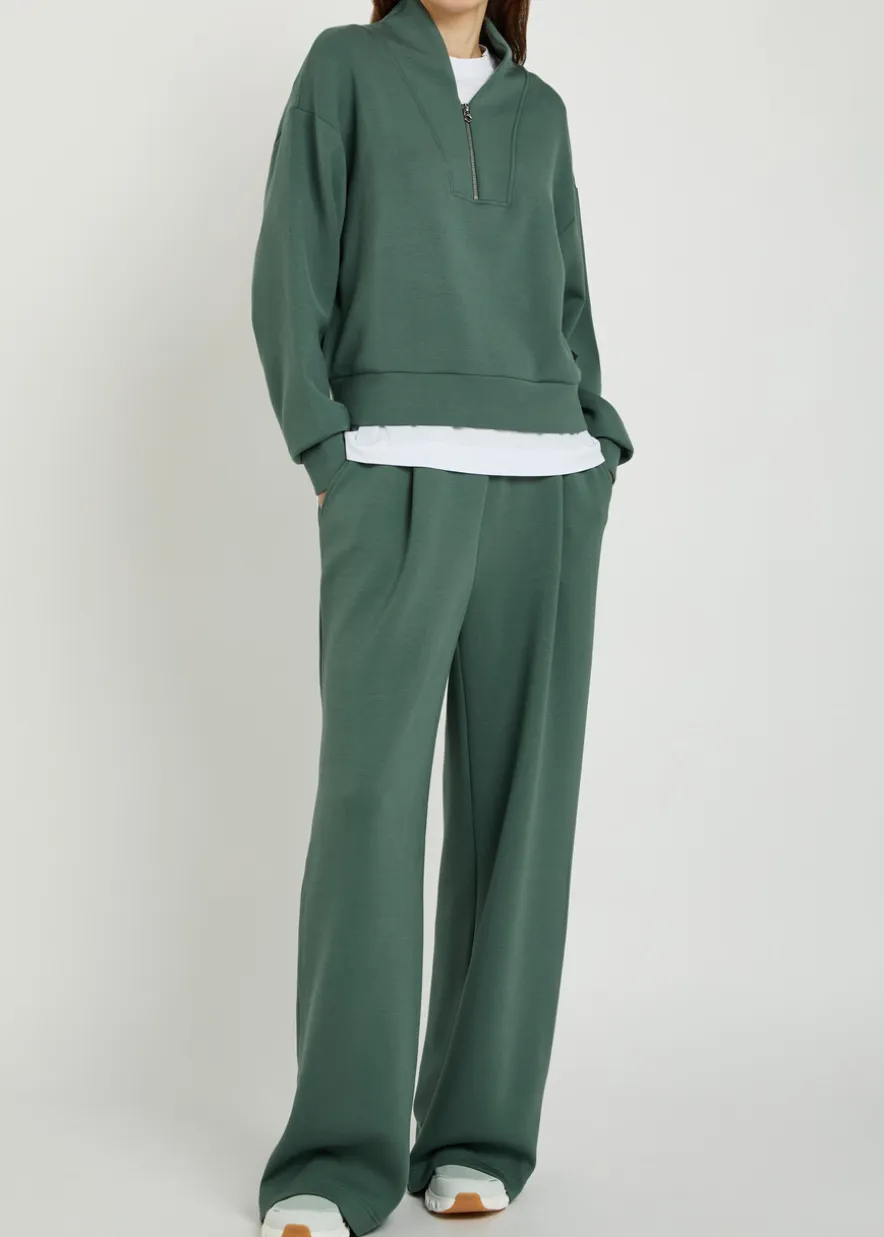 The Extra Wide Leg 29.5in stretch-jersey sweatpants