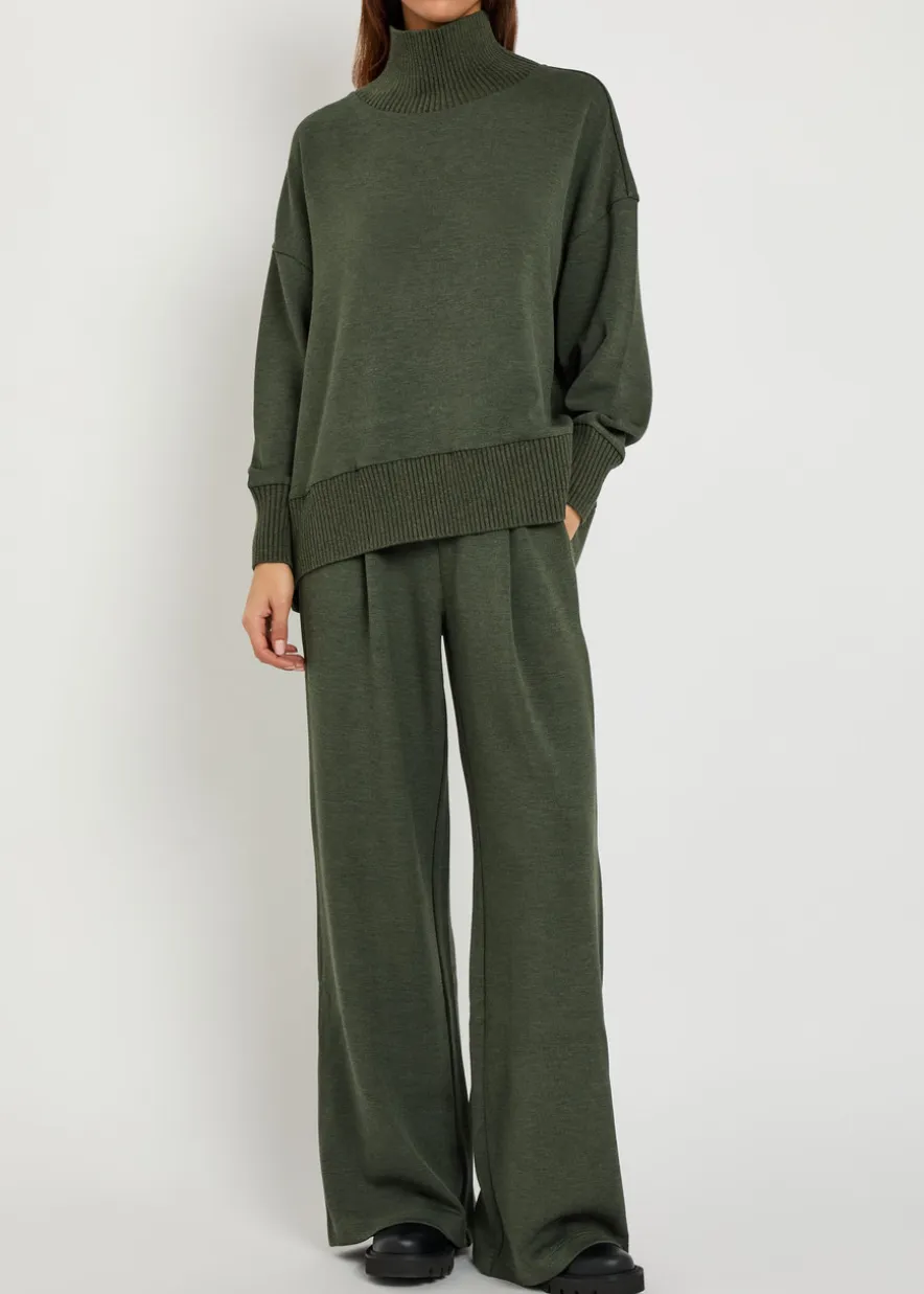The Extra Wide Leg 32 stretch-jersey sweatpants