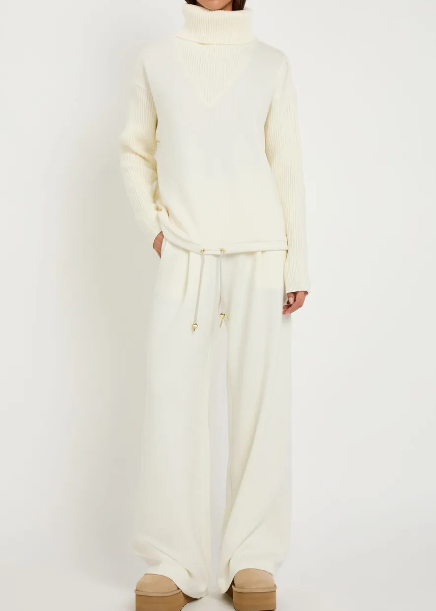 The Extra Wide Leg 32 stretch-jersey sweatpants