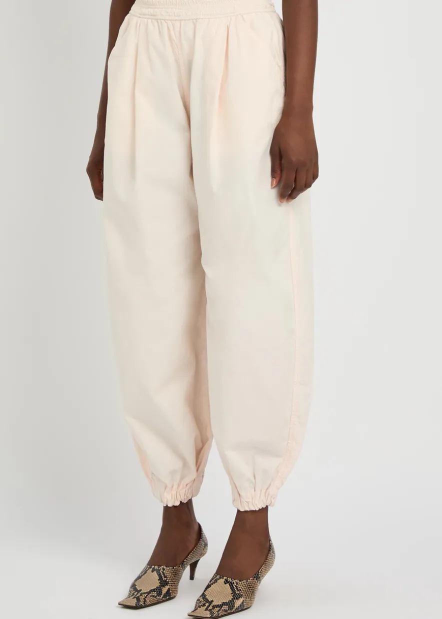 The Forbes balloon-leg cotton trousers