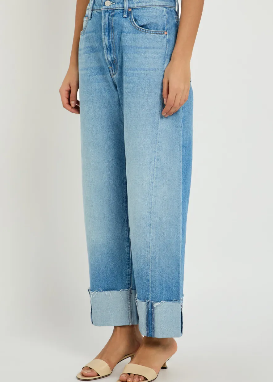The Half-Pipe Ankle turn-up barrel-leg jeans