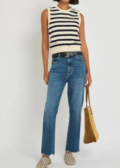The Harbor striped knit tank