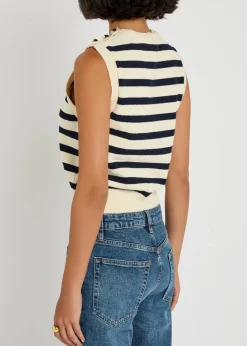 The Harbor striped knit tank