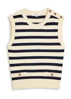 The Harbor striped knit tank