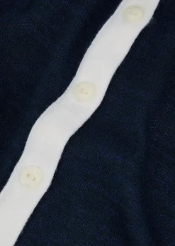 The Knit Button stretch-knit polo top
