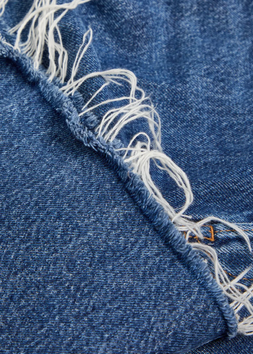 The Lax distressed flared-leg denim jeans