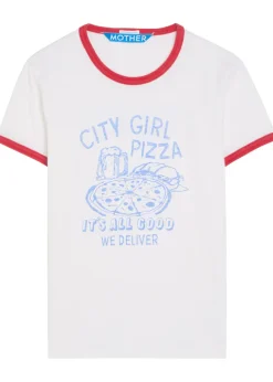 The Lil Goodie Ringer printed cotton T-shirt