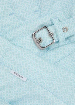 The London printed shell swim shorts