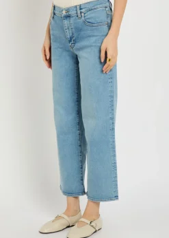The Mellow wide-leg cropped jeans