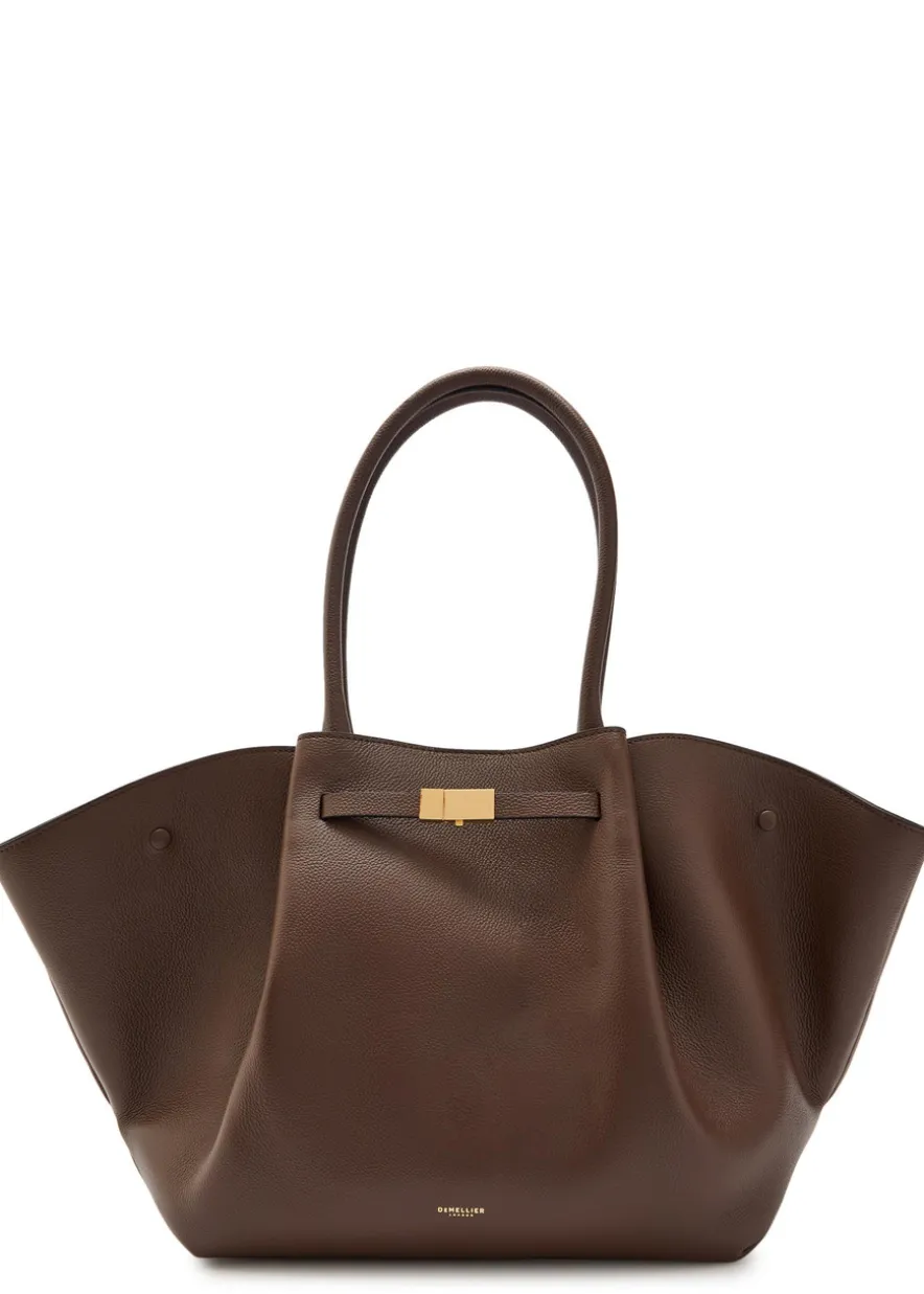 The New York crocodile-effect leather tote