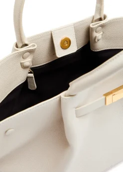 The New York midi grained leather tote