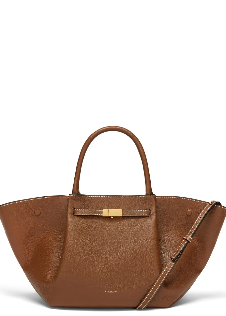The New York midi grained leather tote