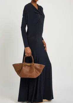 The New York midi grained leather tote