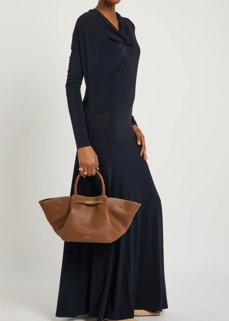 The New York midi grained leather tote