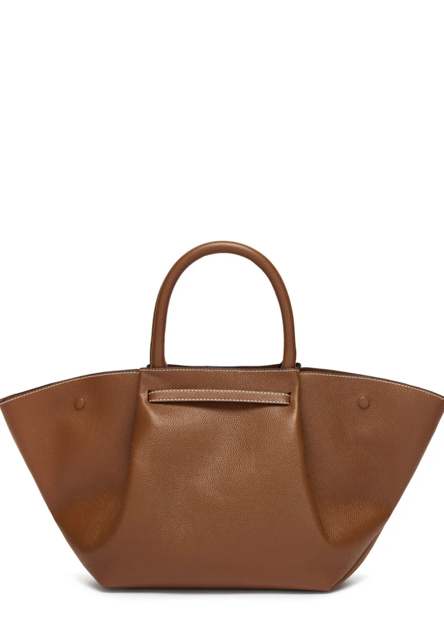 The New York midi grained leather tote