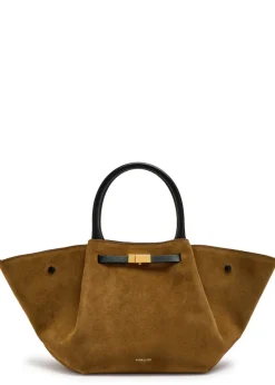 The New York midi suede tote