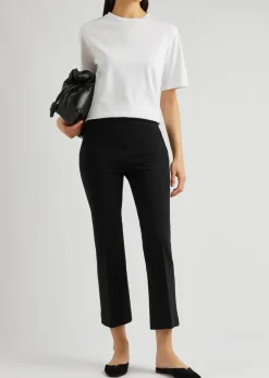 The Perfect Pant kick-flare stretch-jersey trousers