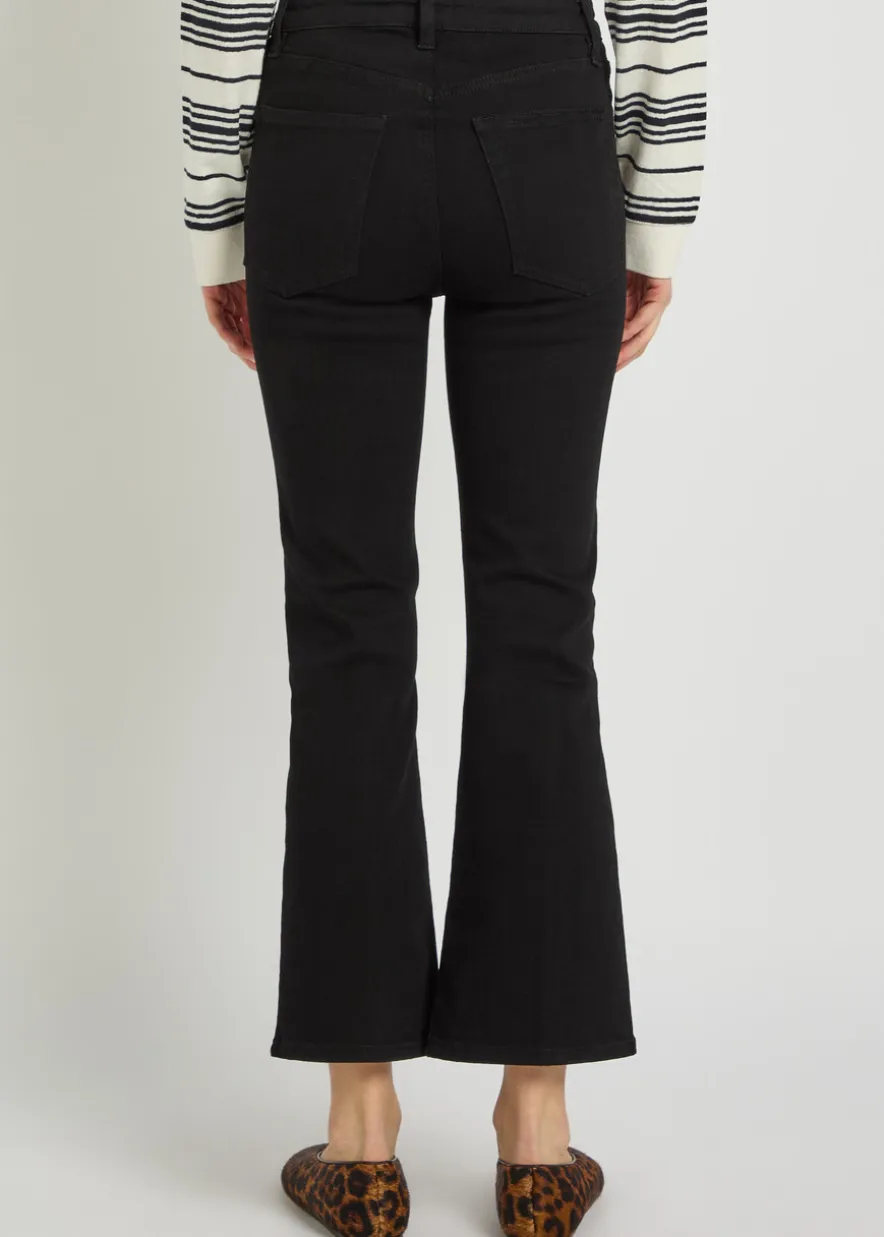 The Reboot Crop boot-leg jeans