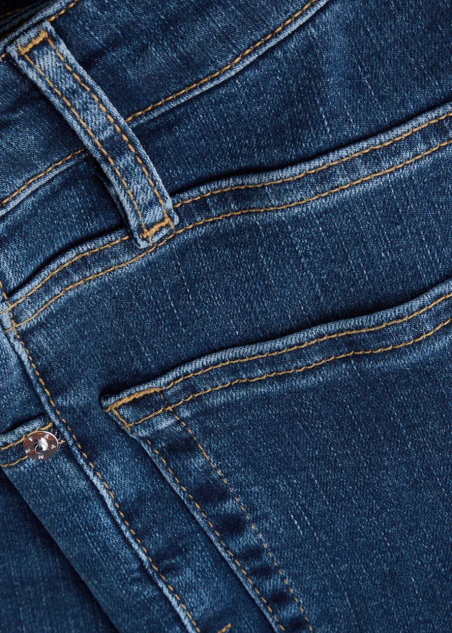 The Reboot Crop boot-leg jeans