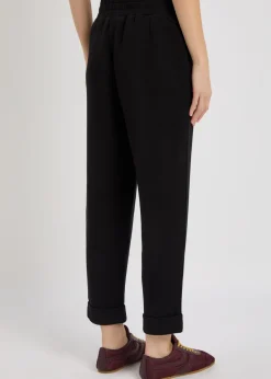 The Rolled stretch-jersey sweatpants