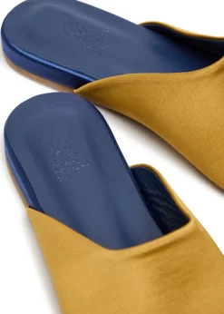 The Slipper satin mules